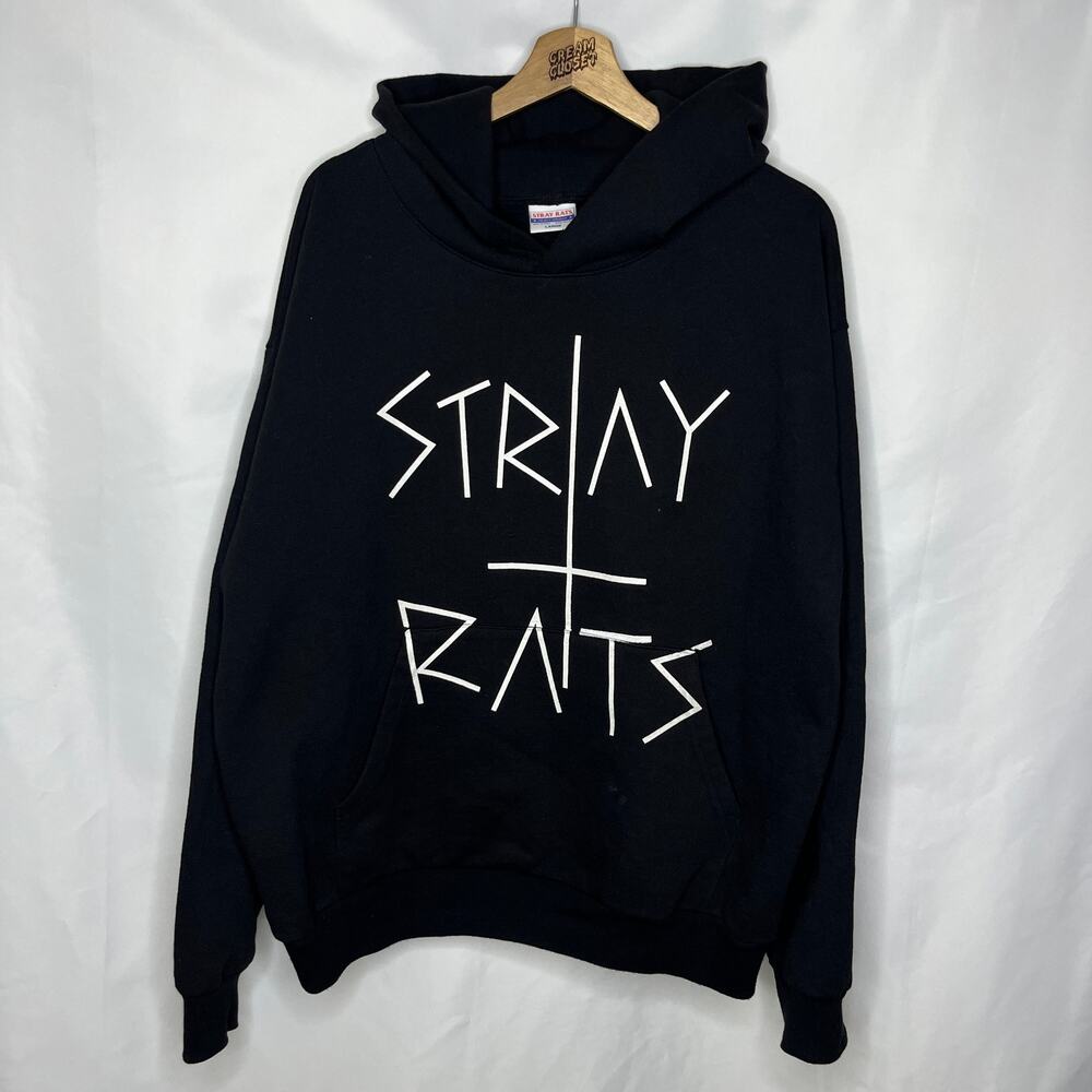 Stray Rats Golf Wang OFWGKTA Tyler The Creator Odd Future Hoodie in Black Size L